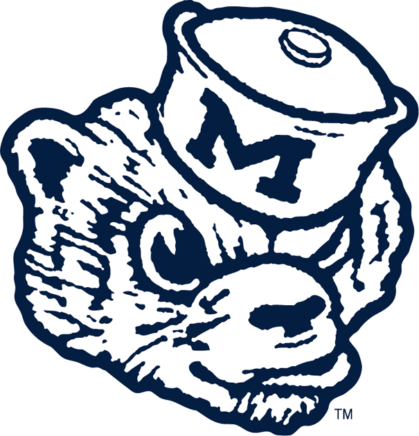 Michigan Wolverines 1948-1963 Primary Logo t shirts DIY iron ons
